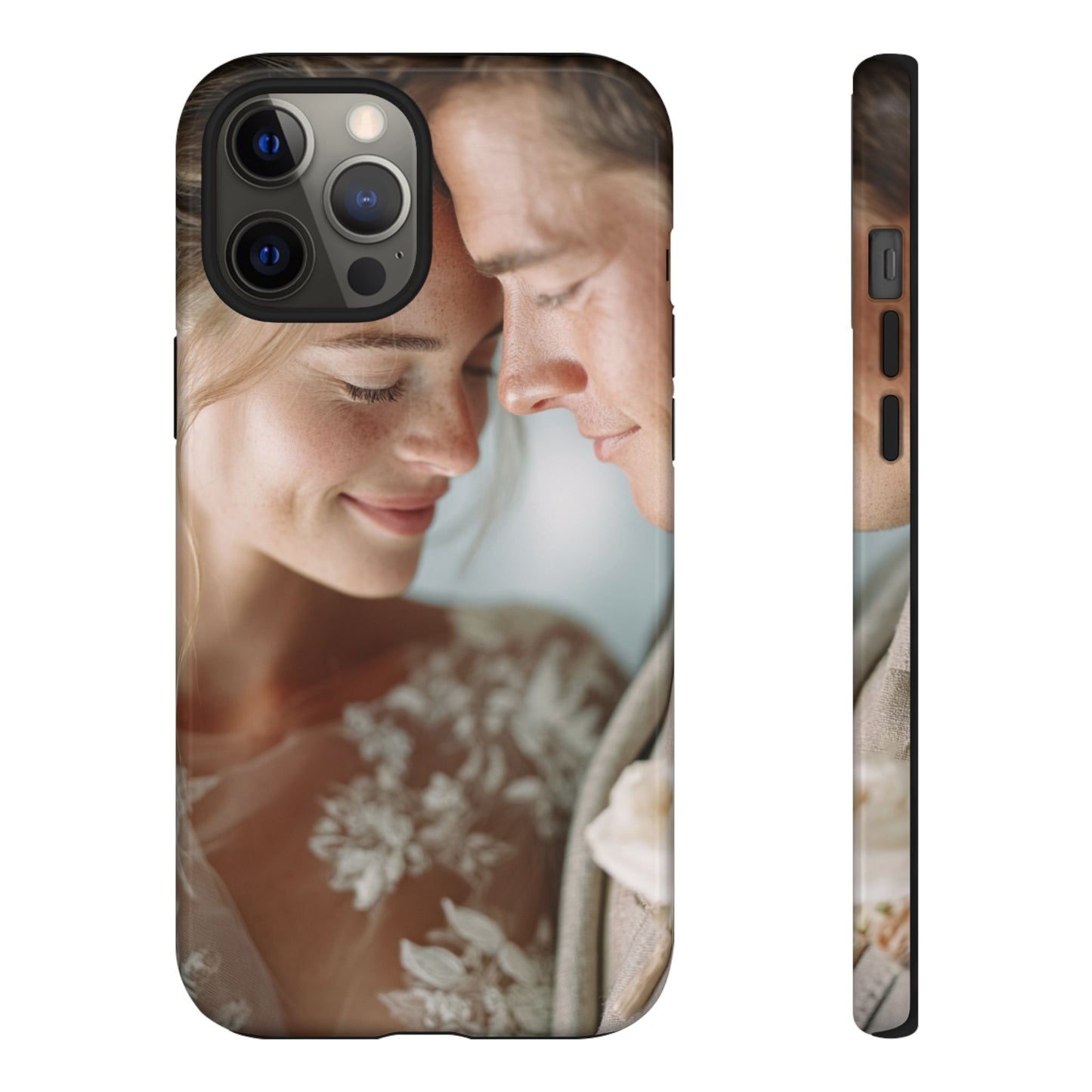 Personalized Photo Tough Phone Case (Custom Couple/Wedding Portrait)