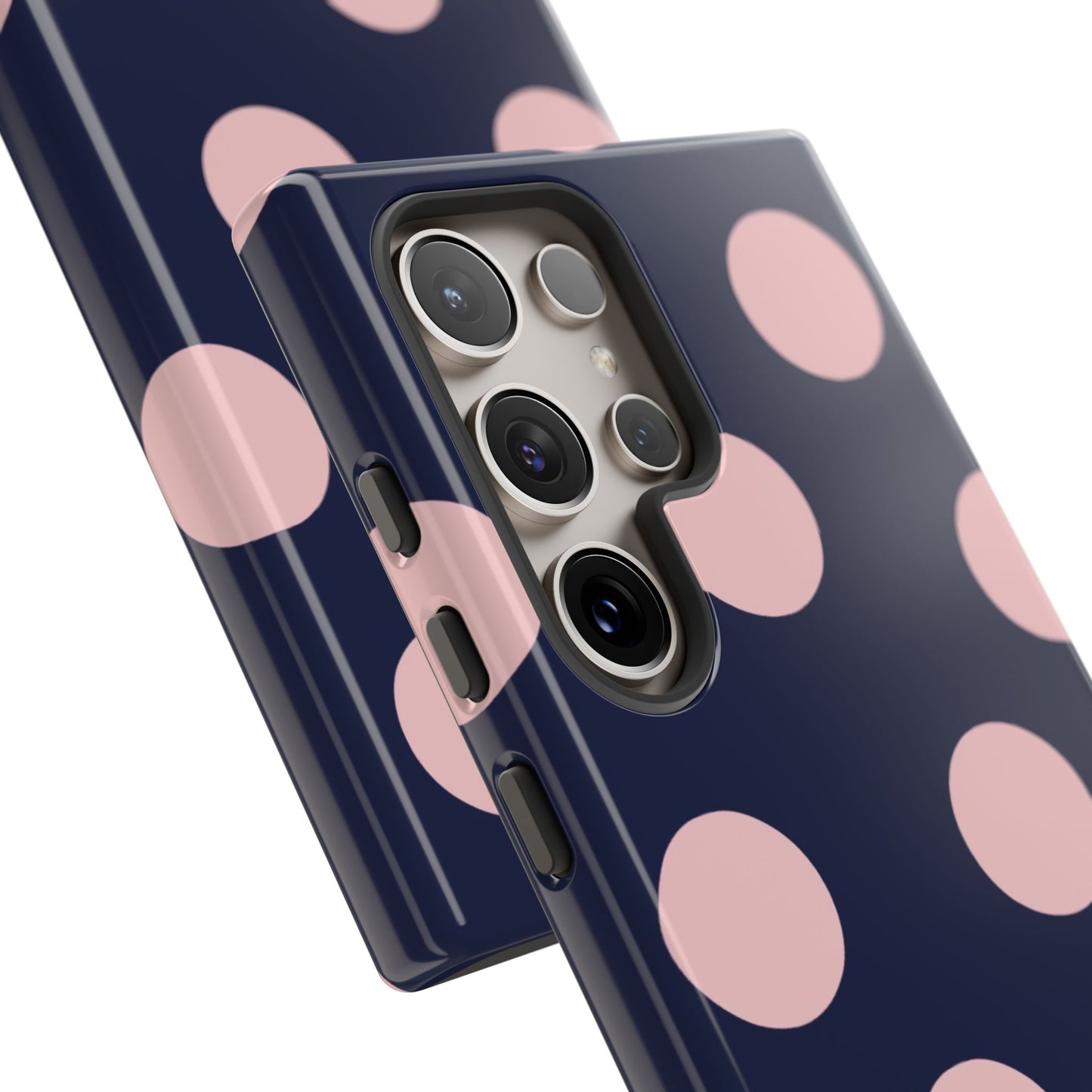 Blue & Pink Polka Dot Phone Case