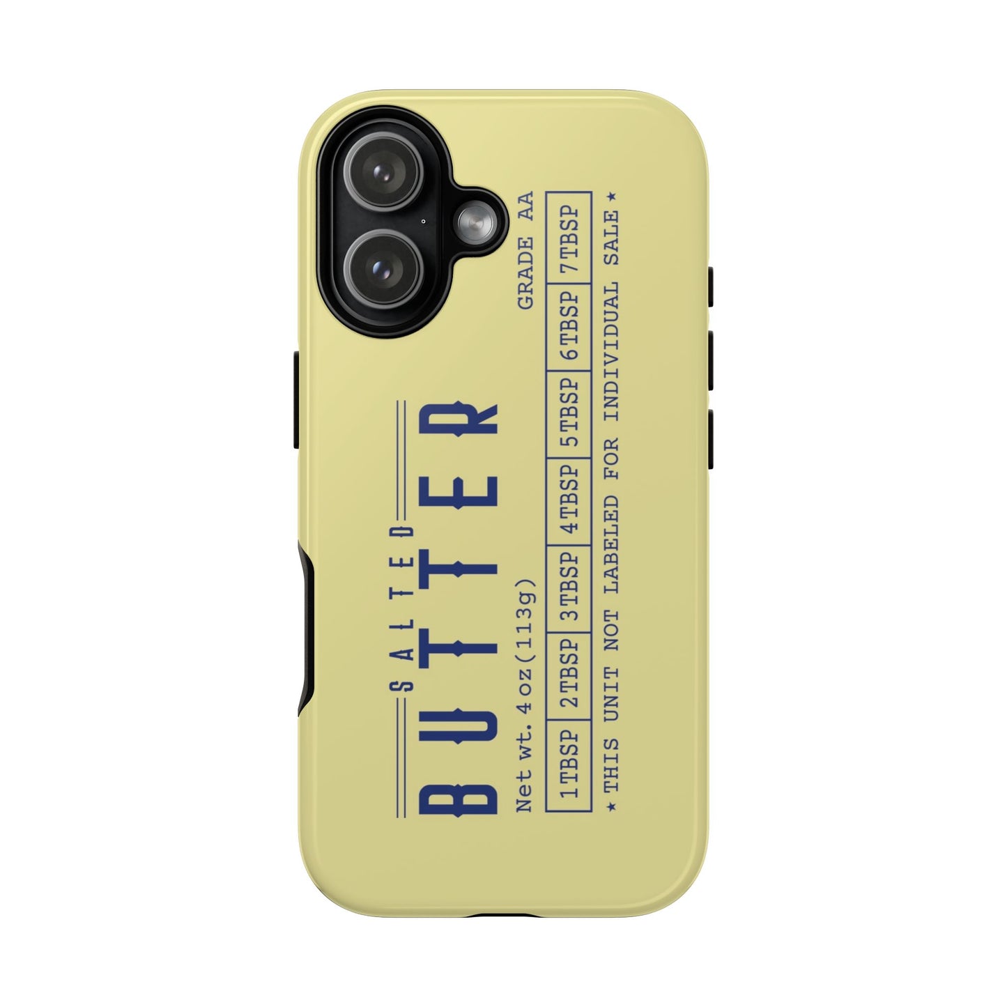 Salted Butter Tough Phone Case — Durable Protective Phone Case
