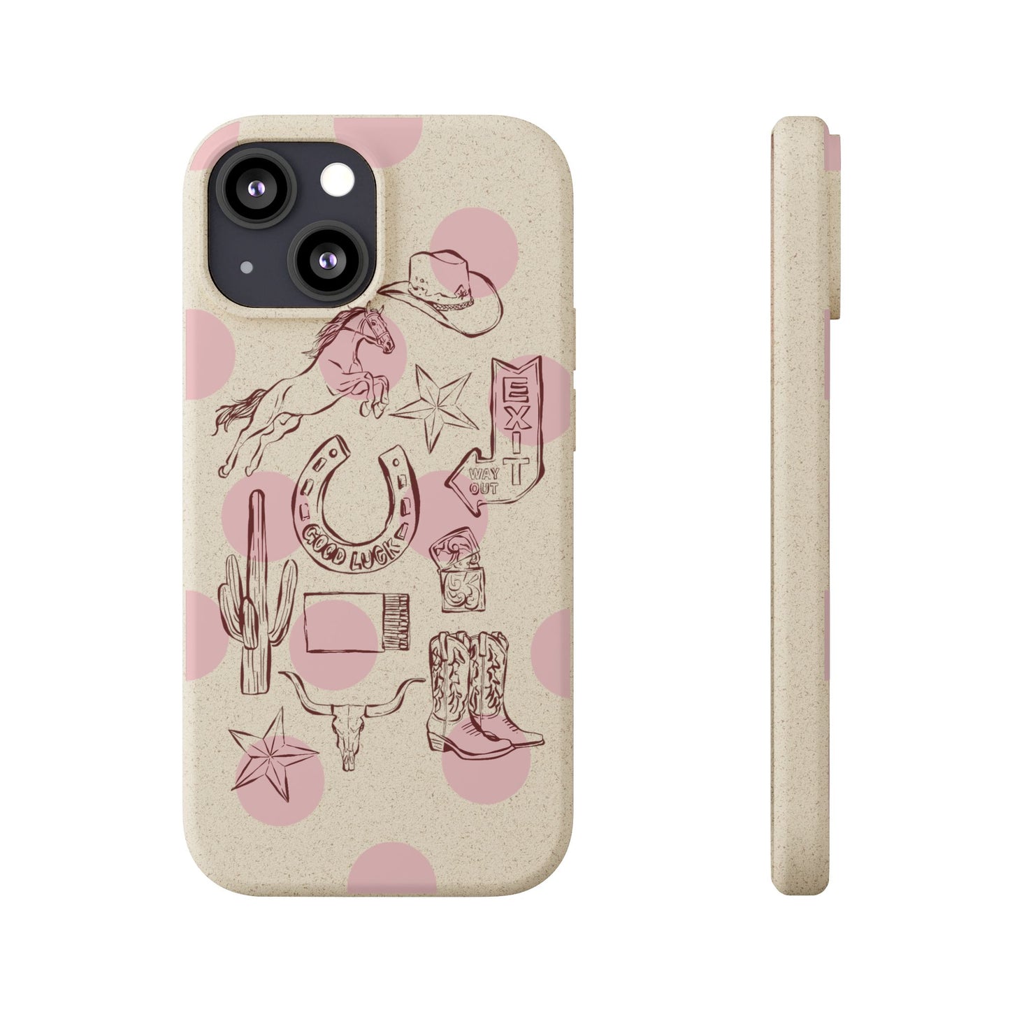 Western Biodegradable Phone Case