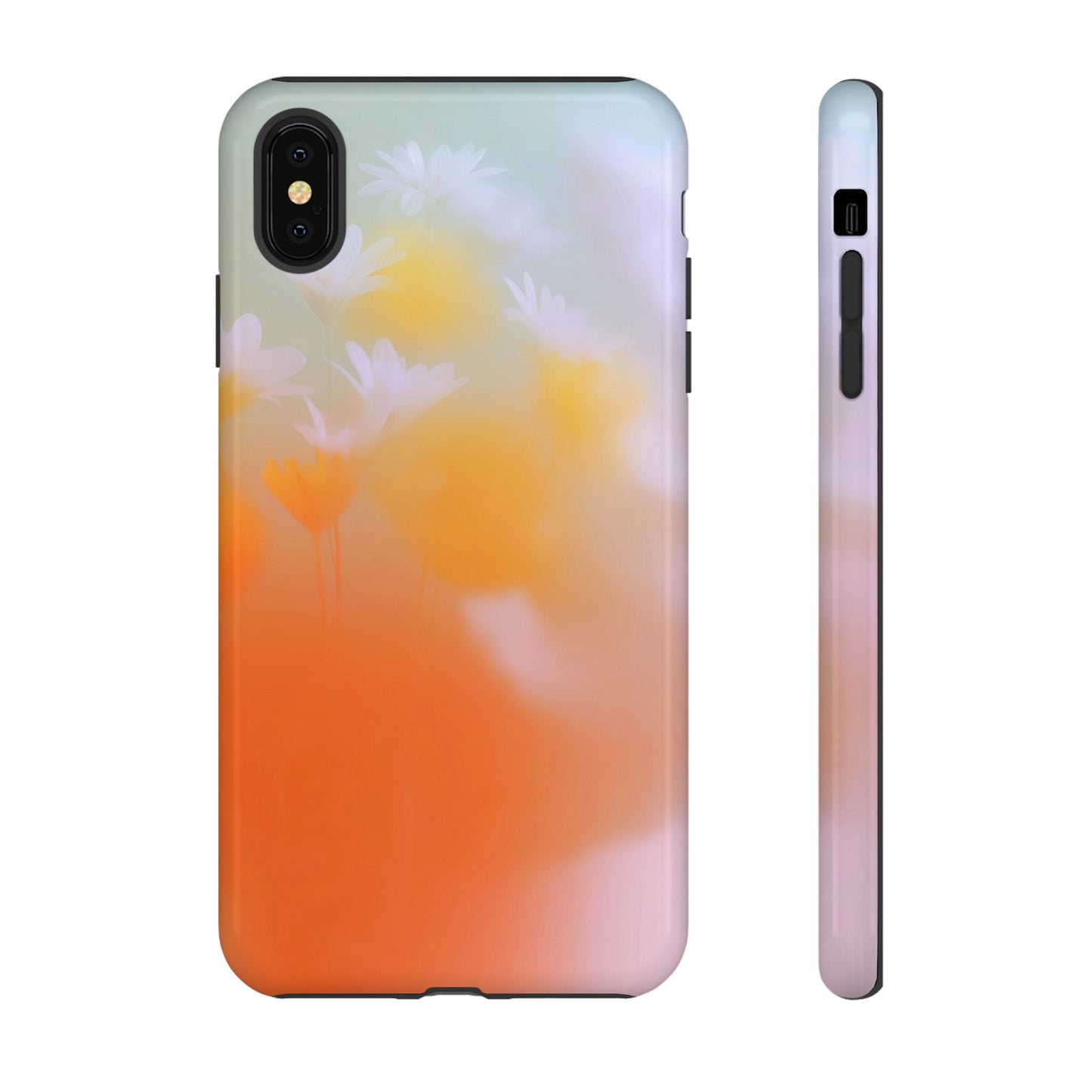 Grainy Blur Flower Phone Case
