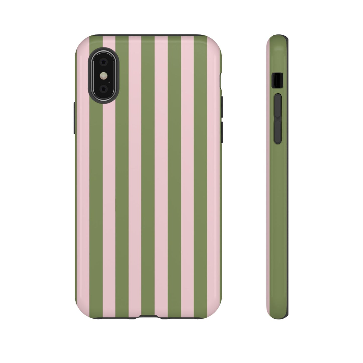 Matcha Green & Pink Tough Phone Case