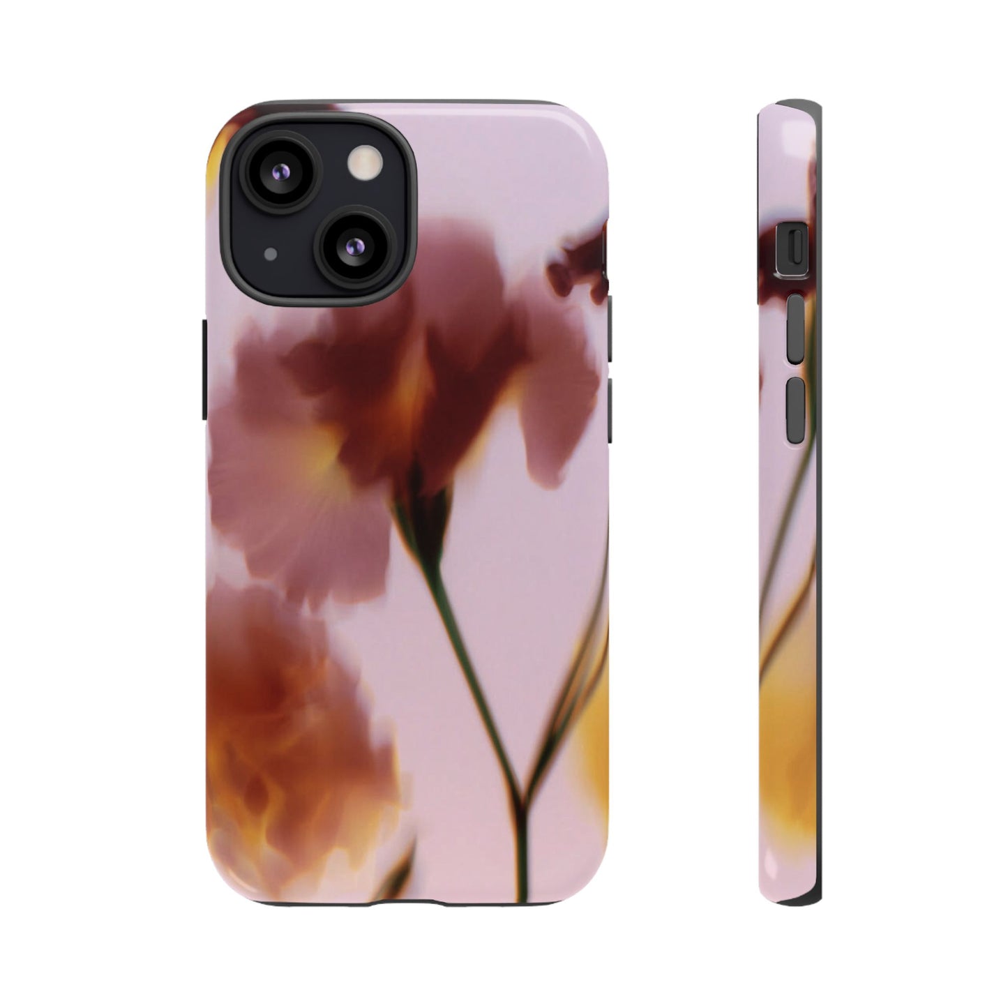 Grainy Blur Flower Phone Case