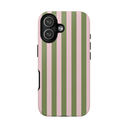 Matcha Green & Pink Tough Phone Case