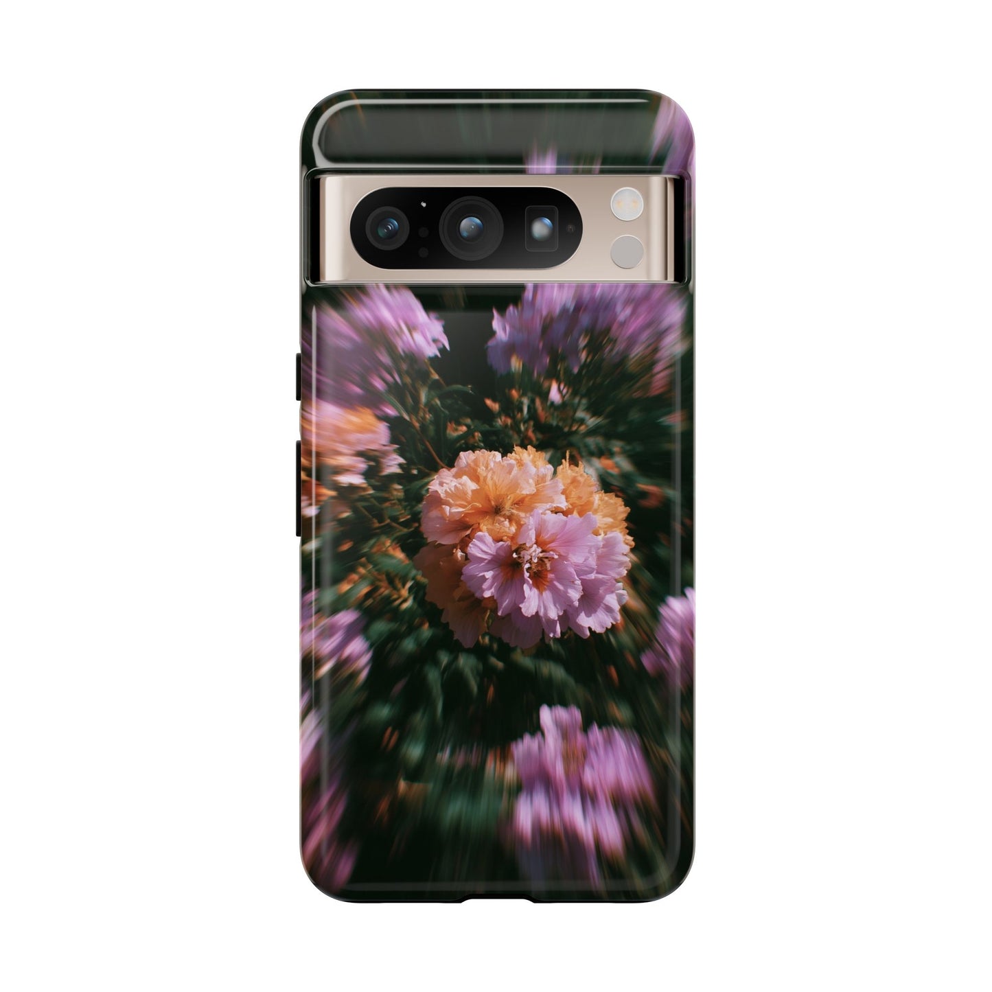 Grainy Blur Flower Phone Case