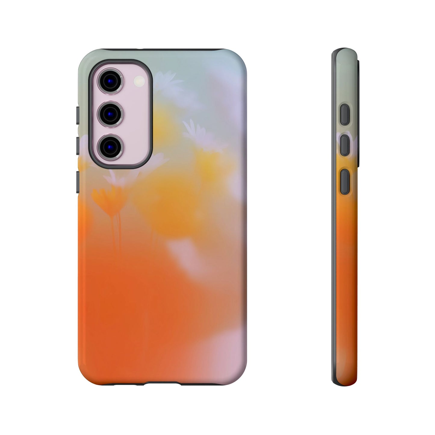 Grainy Blur Flower Phone Case