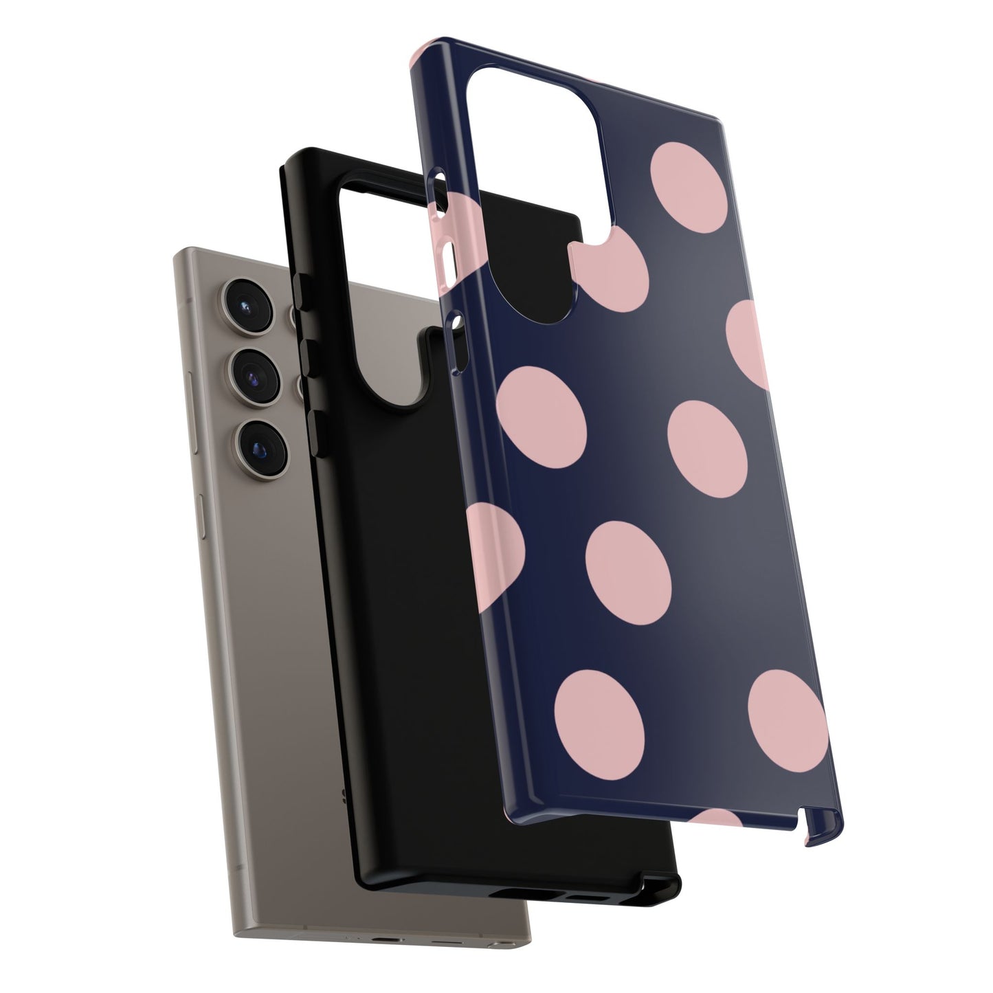 Blue & Pink Polka Dot Phone Case