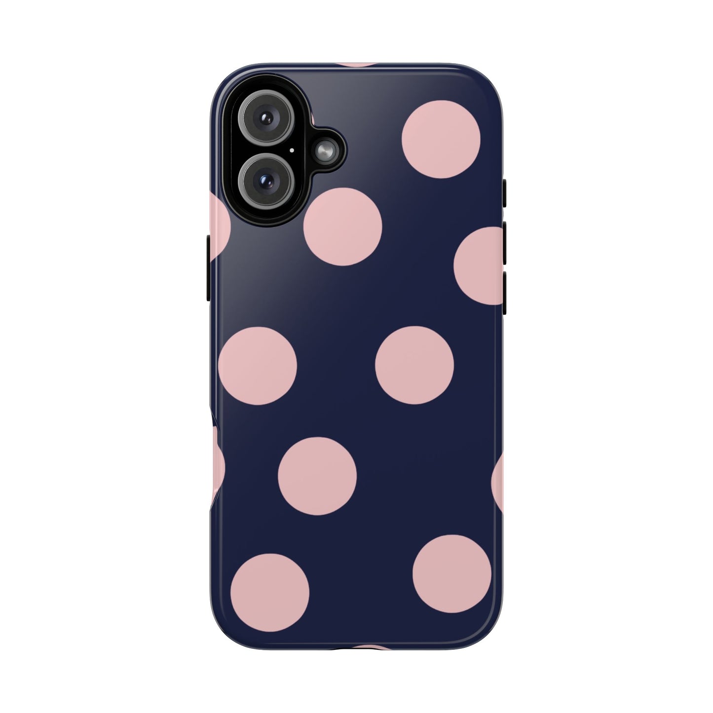 Blue & Pink Polka Dot Tough Phone Case