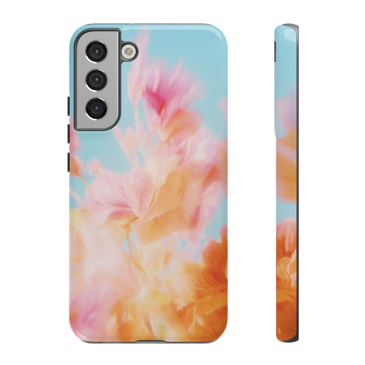 Grainy Blur Flower Phone Case