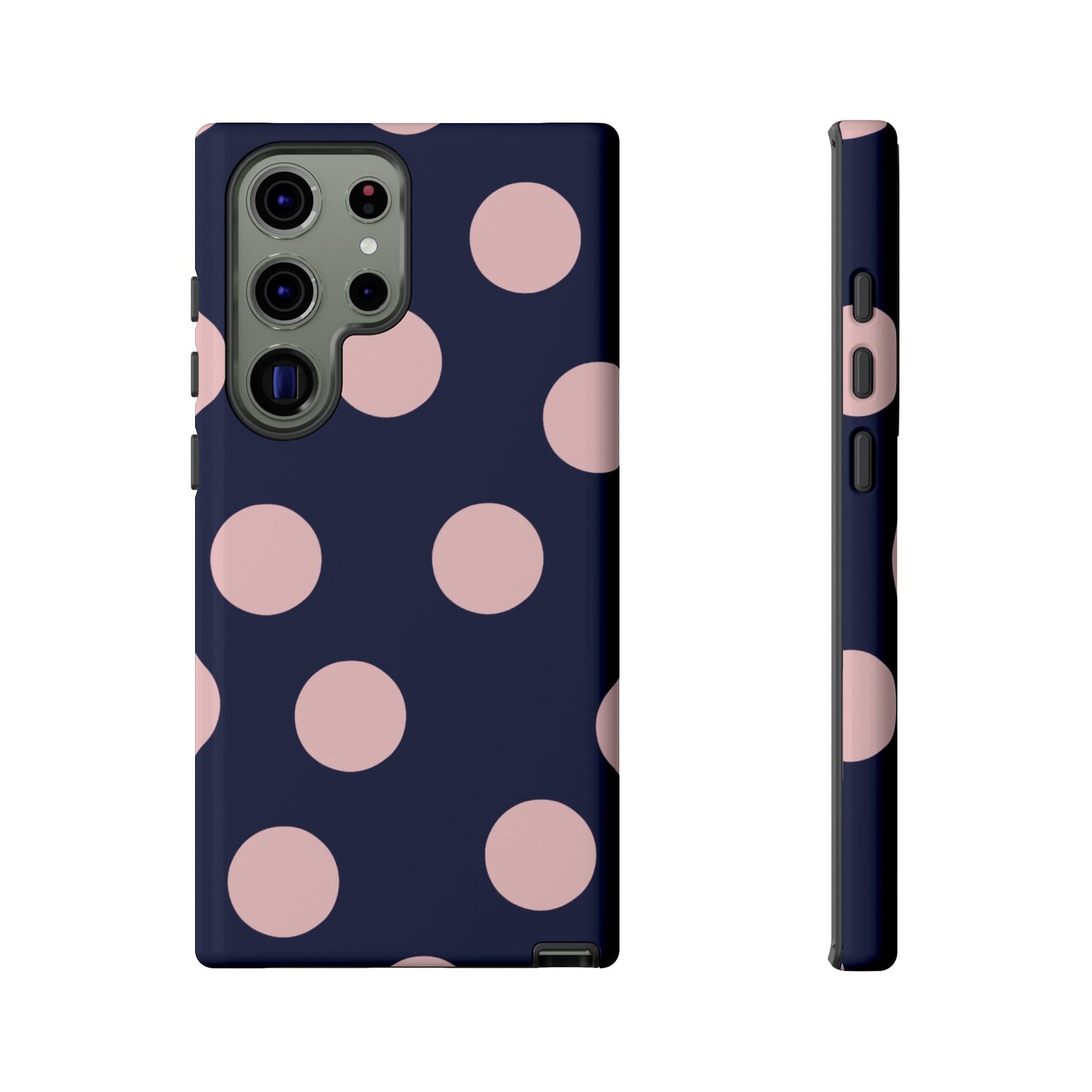 Blue & Pink Polka Dot Phone Case