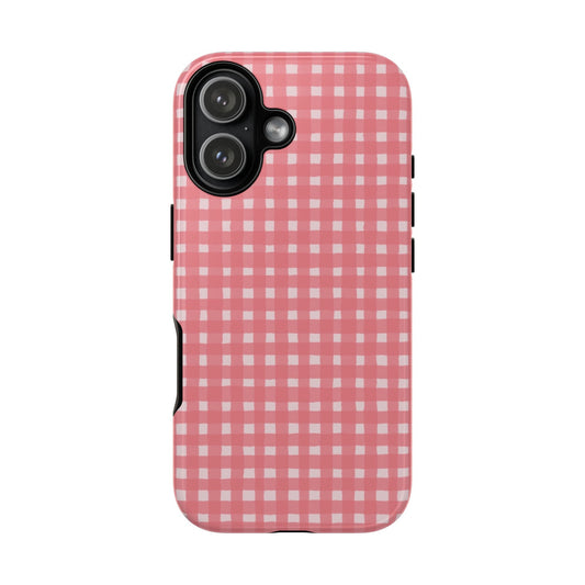 Gingham Tough Phone Case