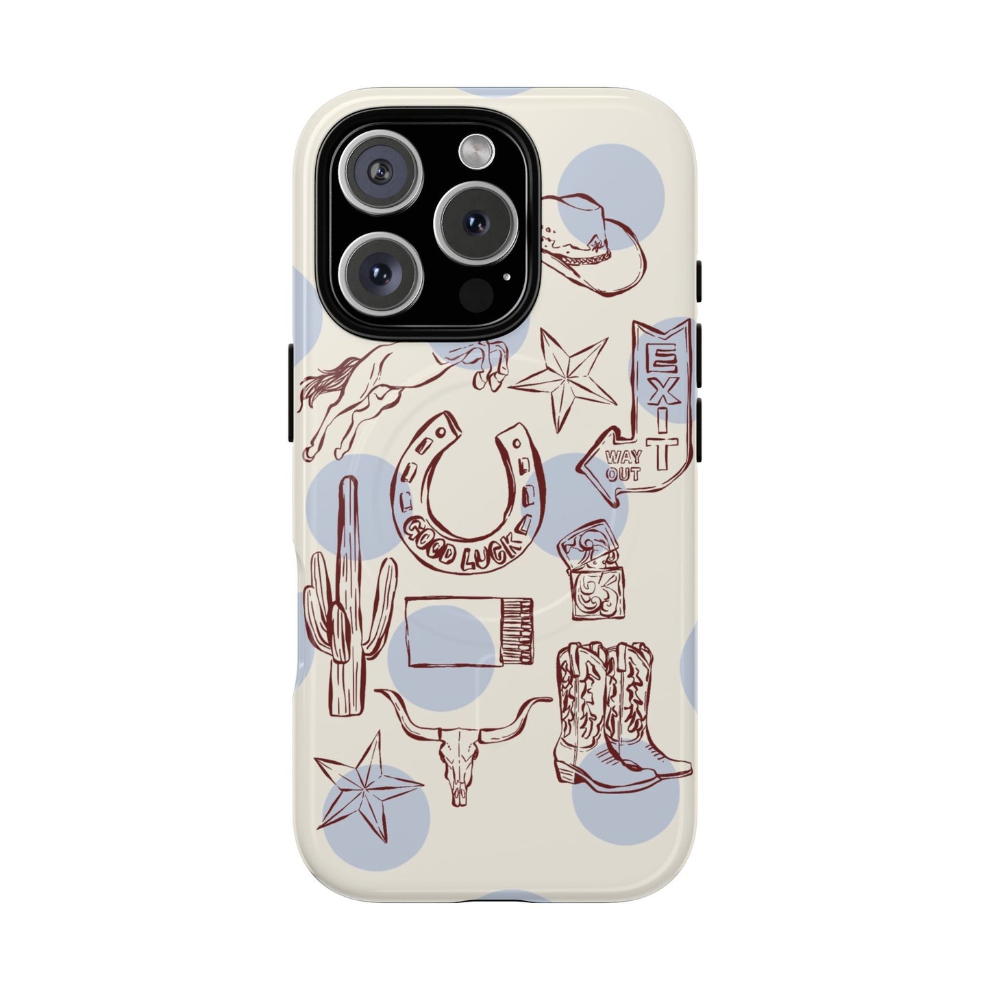 Western Cowboy Phone Case — Tough Magnetic Protective Case
