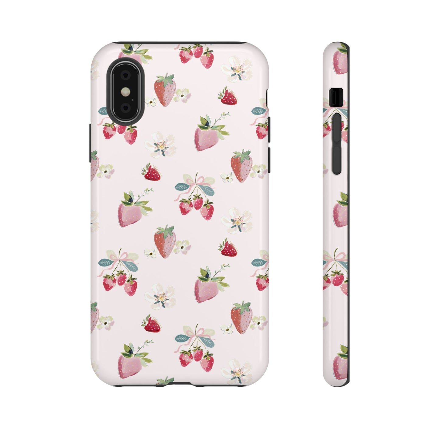 Strawberry Blossom Tough Phone Case