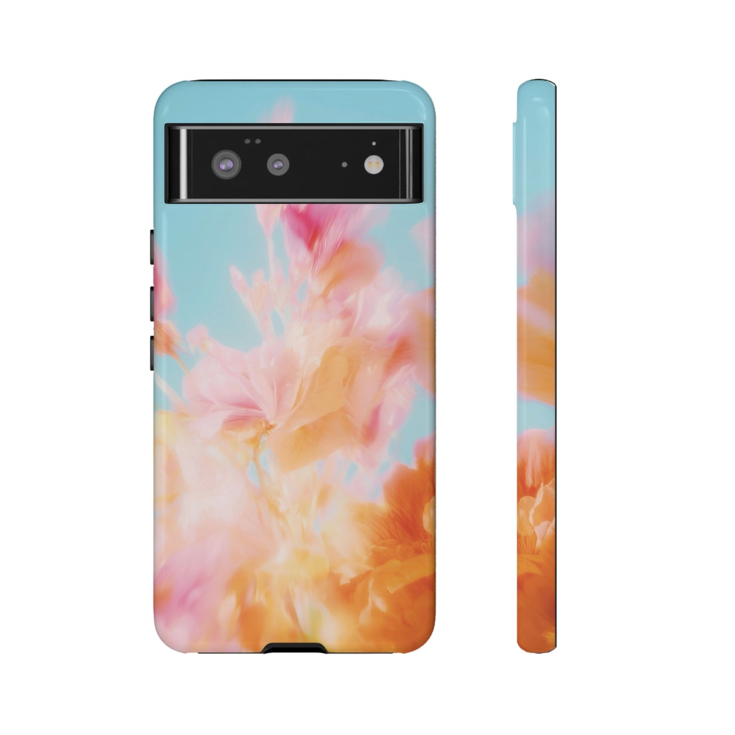 Grainy Blur Flower Phone Case
