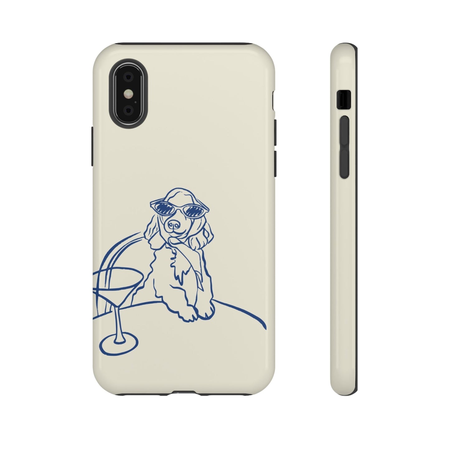 Fashion Dog Design Tough Phone Case