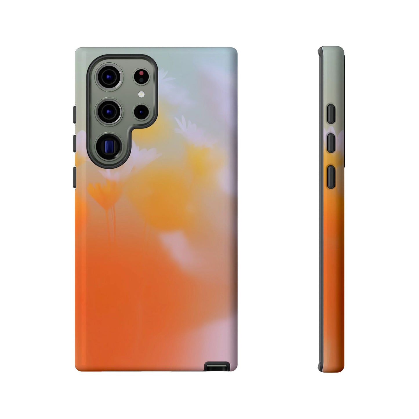 Grainy Blur Flower Phone Case