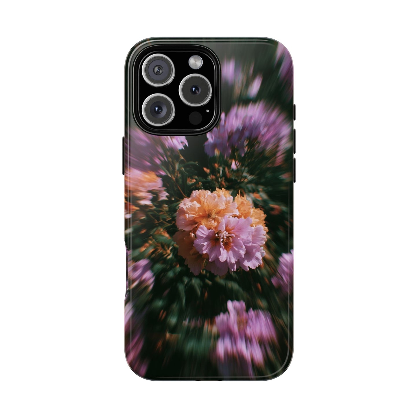 Grainy Blur Flower Phone Case