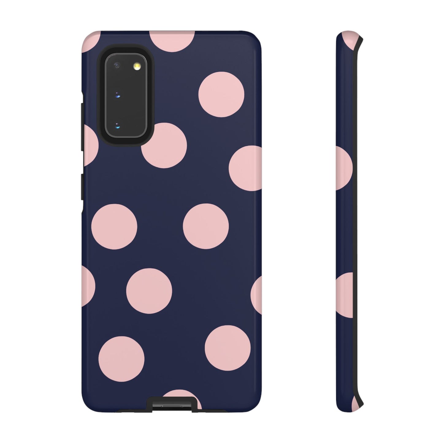 Blue & Pink Polka Dot Phone Case